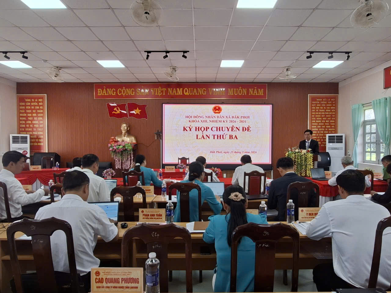 HĐND XÃ ĐẮK PHƠI HỌP CHUYÊN ĐỀ LẦN THỨ BA HĐND XÃ KHÓA XIII, NHIỆM KỲ 2026-2031