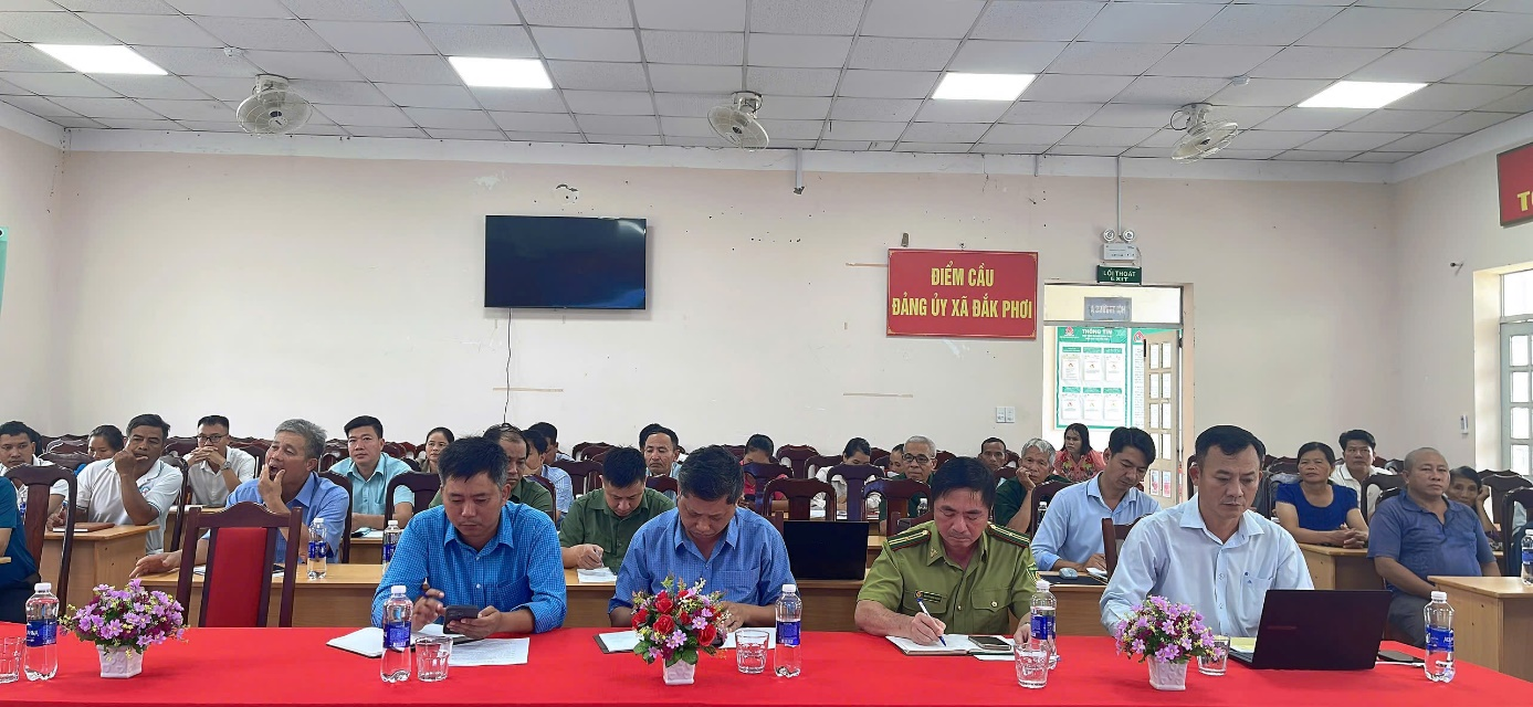 ĐẮK PHƠI TRIỂN KHAI, TUYÊN TRUYỀN, PHỔ BIẾN CÔNG TÁC KIỂM KÊ RỪNG TRÊN ĐỊA BÀN XÃ